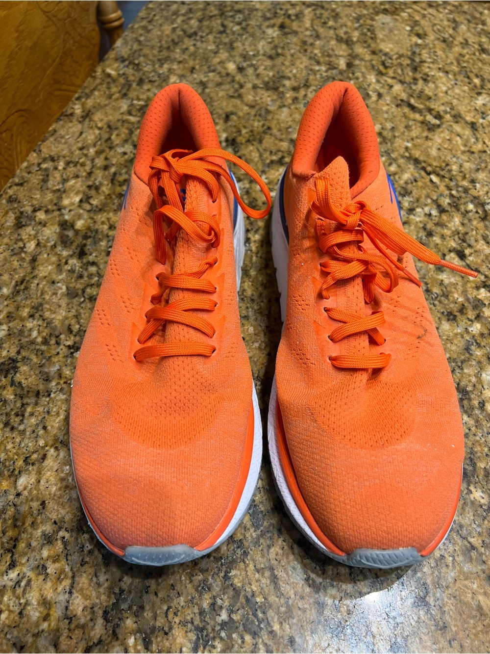 HOKA Men's Orange Running Sneakers - Lightweight Athletic Shoes